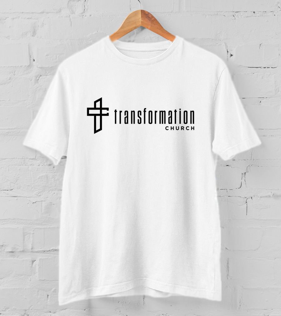 Transformation Church Cross Logo Merchandise T-Shirt