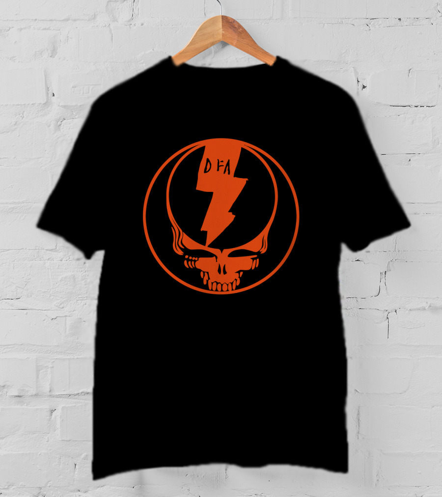 DFA Stealie Lightning Bolt Skull T-Shirt