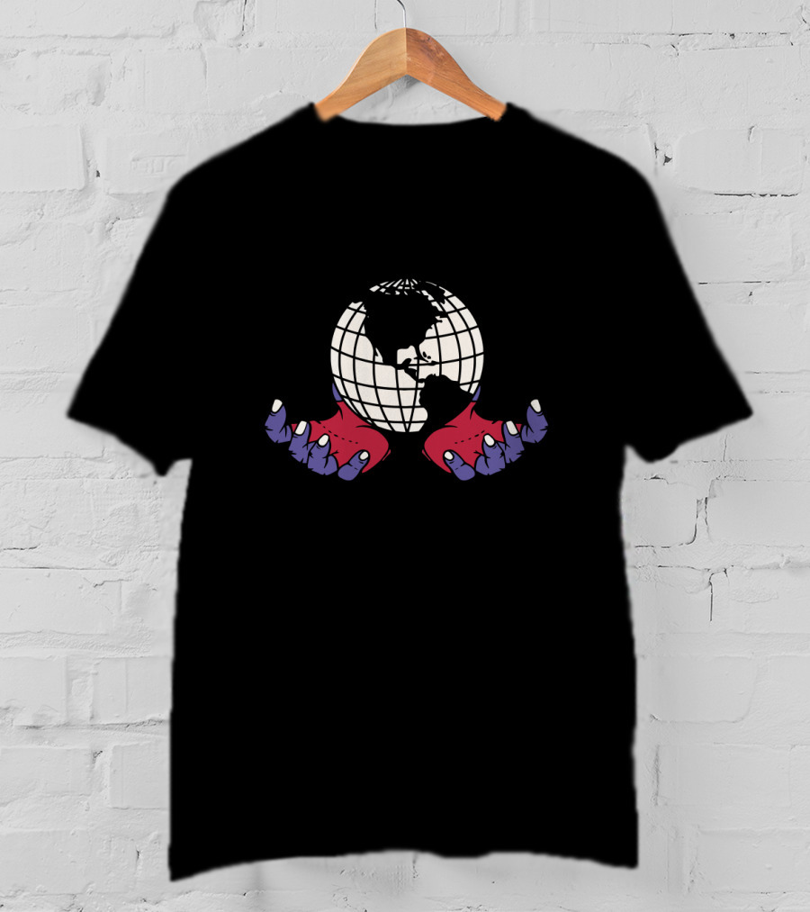Dombresky Merch Globe In Hands T-Shirt