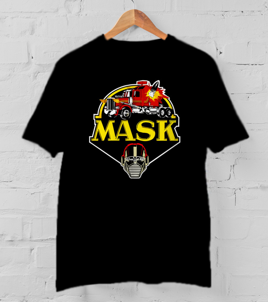 MASK Truck Explosion Face Mask T-Shirt