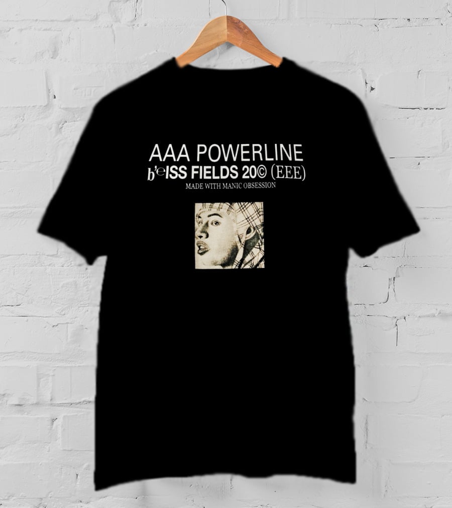 AAA POWERLINE B'eISS FIELDS 20© (EEE) MADE WITH MANIC OBSESSION T-Shirt