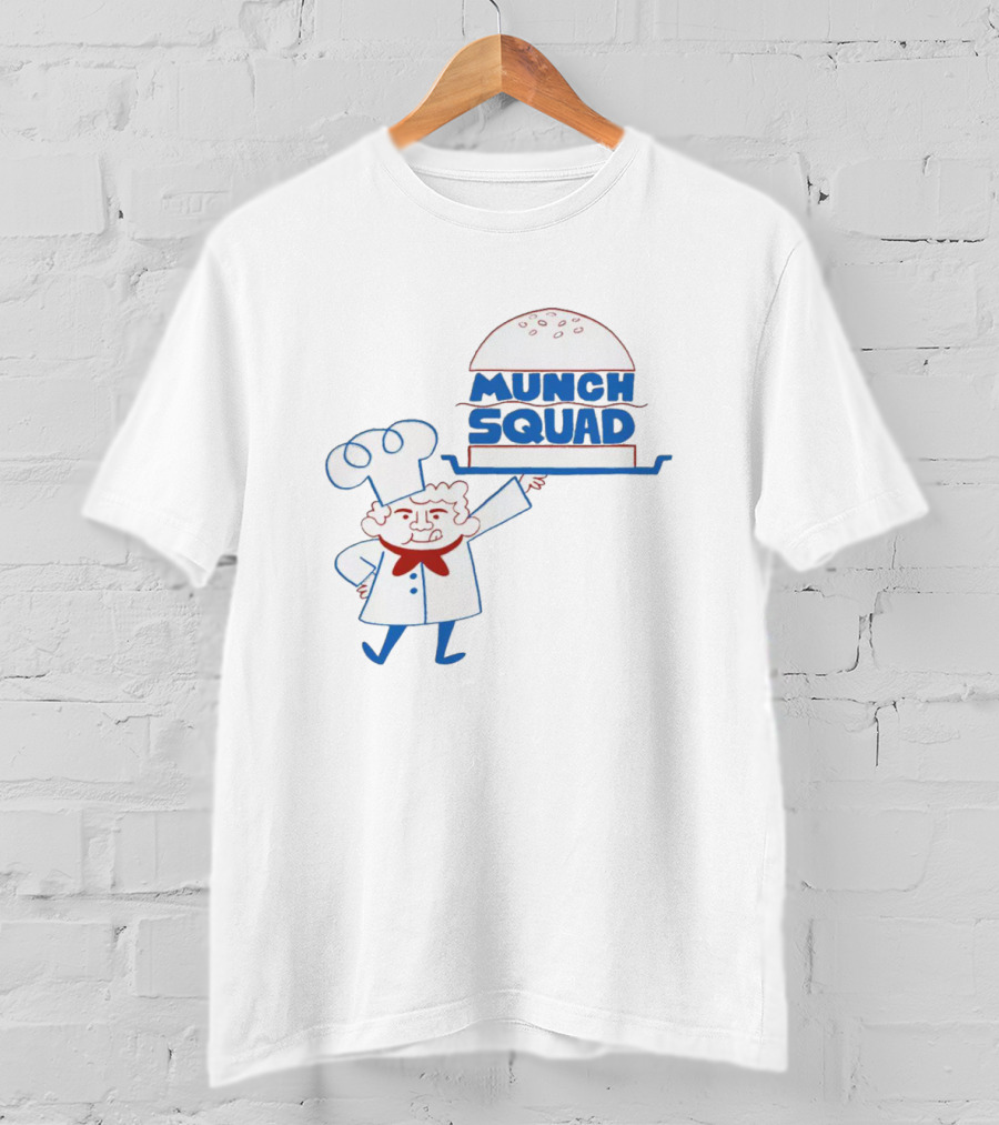 Munch Squad Chef Burger My Brother My Brother And Me Merch T-Shirt