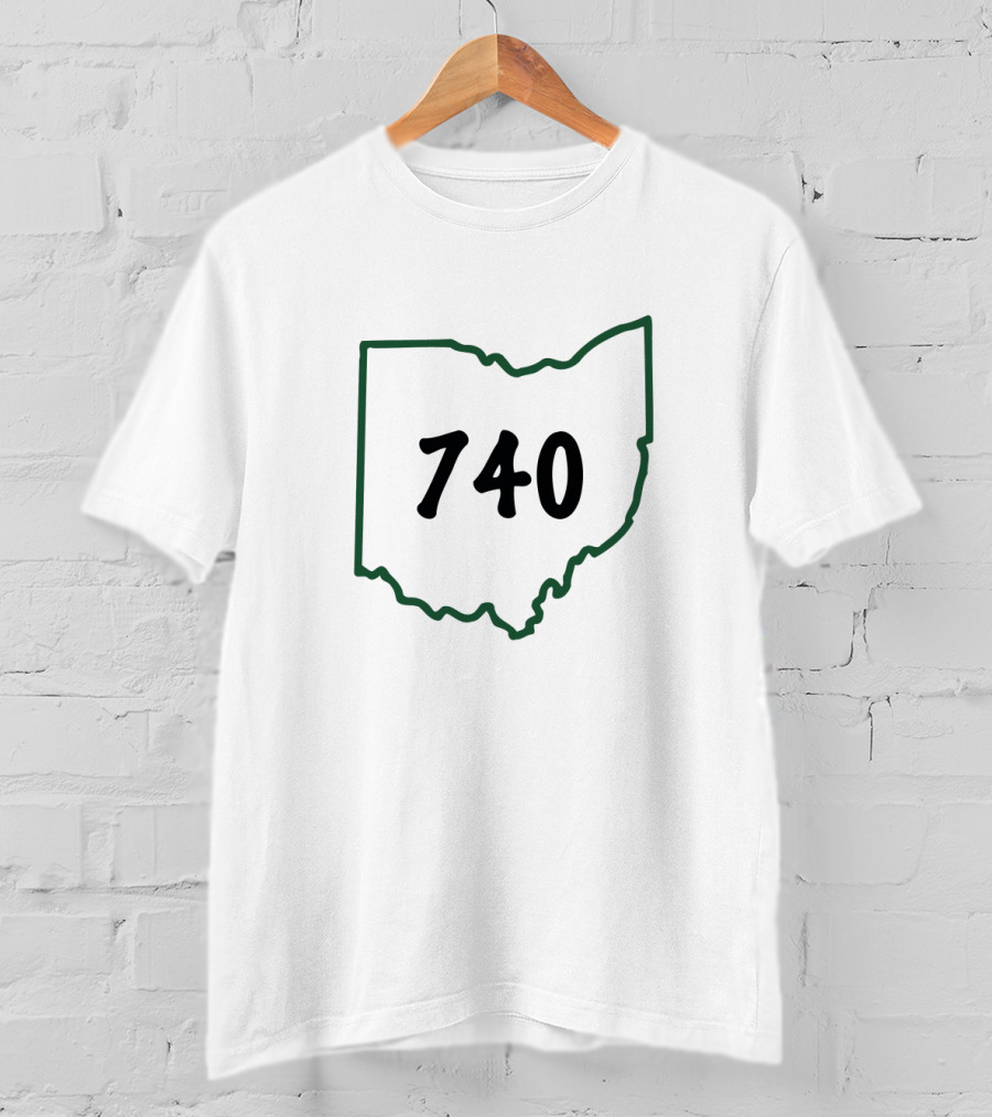 Joe Burrow 740 Ohio Map Outline T-Shirt
