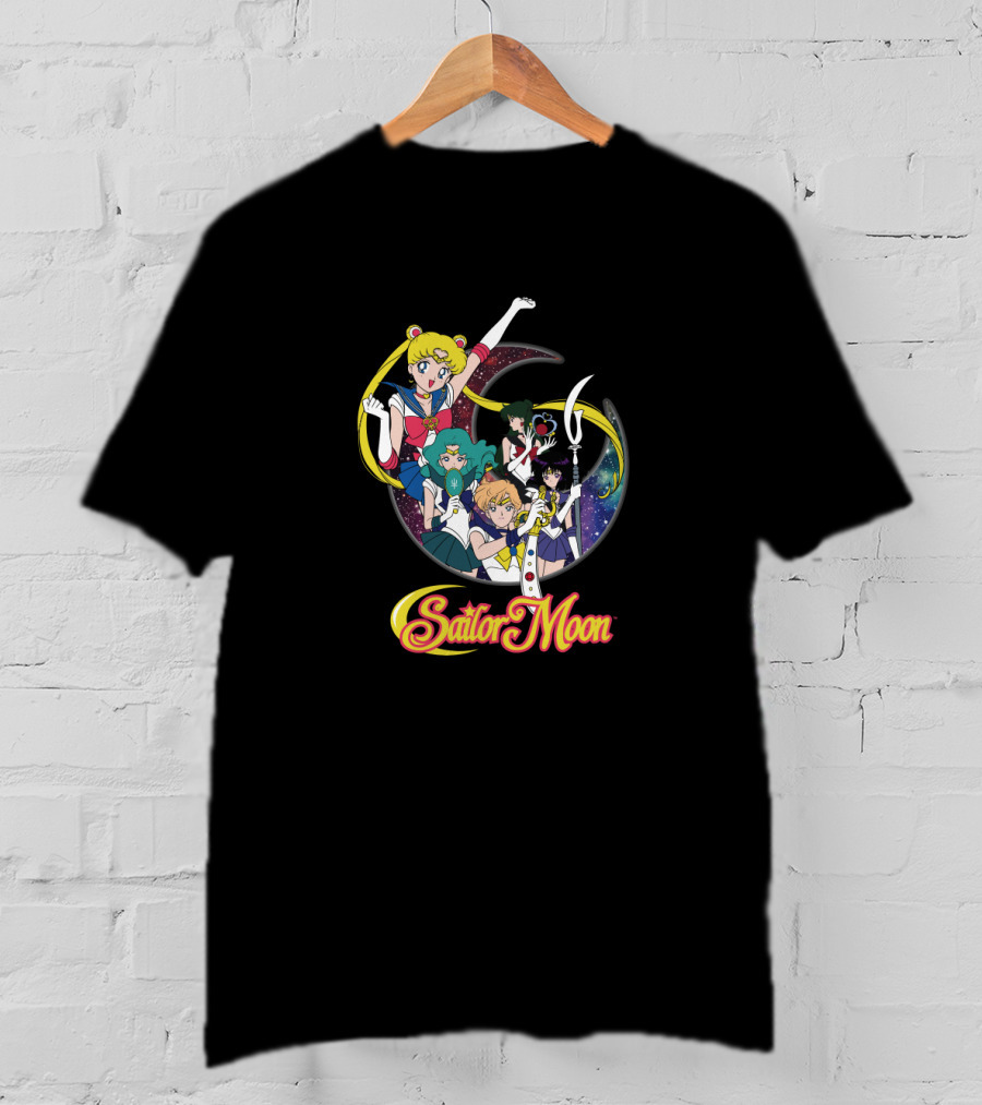 Sailor Moon Sailor Senshi Group Pose T-Shirt