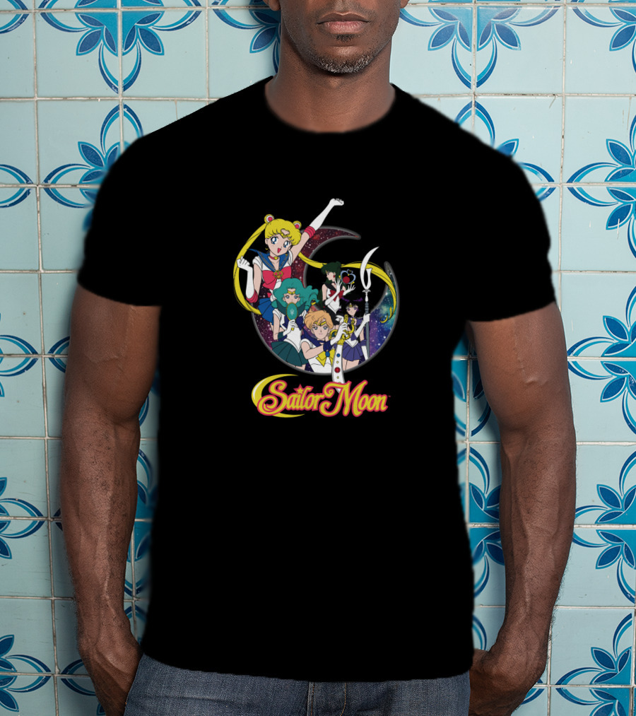 Sailor Moon Sailor Senshi Group Pose T-Shirt