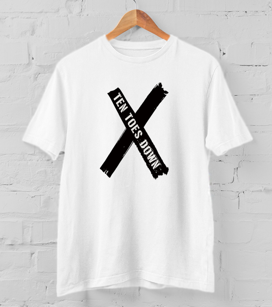 Deestroying Merch LIMITED Ten Toes Down X T-Shirt