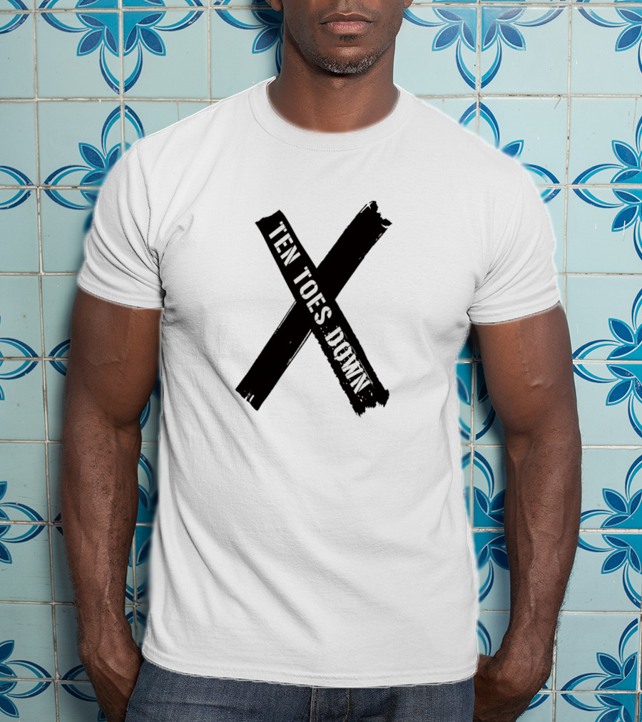 Deestroying Merch LIMITED Ten Toes Down X T-Shirt
