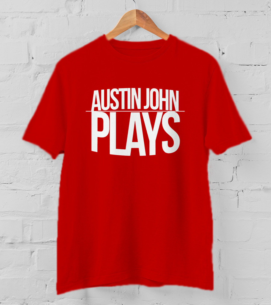 AUSTIN JOHN PLAYS Red Print T-Shirt