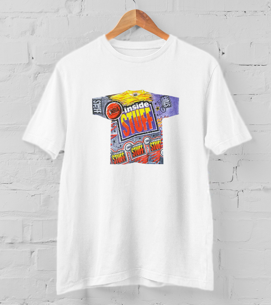 NBA Inside Stuff Basketball Explosion Ahmad Rashad T-Shirt