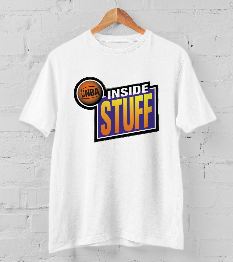Ahmad Rashad NBA Inside Stuff Official Logo T-Shirt
