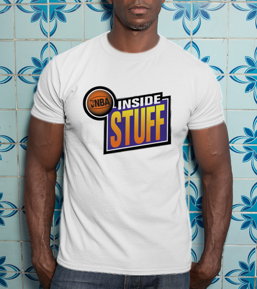Ahmad Rashad NBA Inside Stuff Official Logo T-Shirt