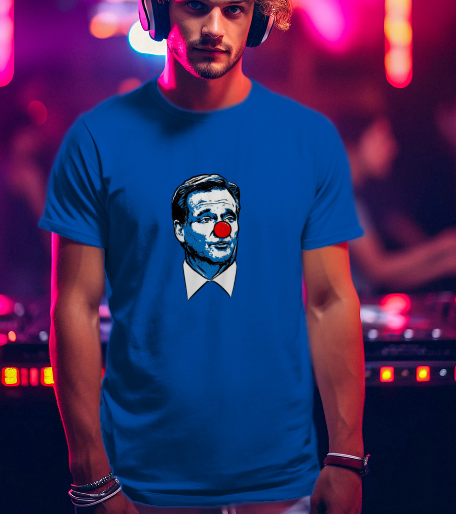 Goodell Clown Parody NFL Commissioner Red Nose Iconic Satire T-Shirt