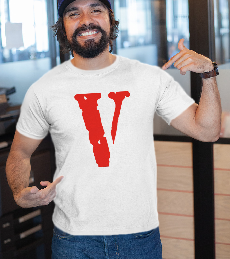 Nav Vlone Red V Icon T-Shirt