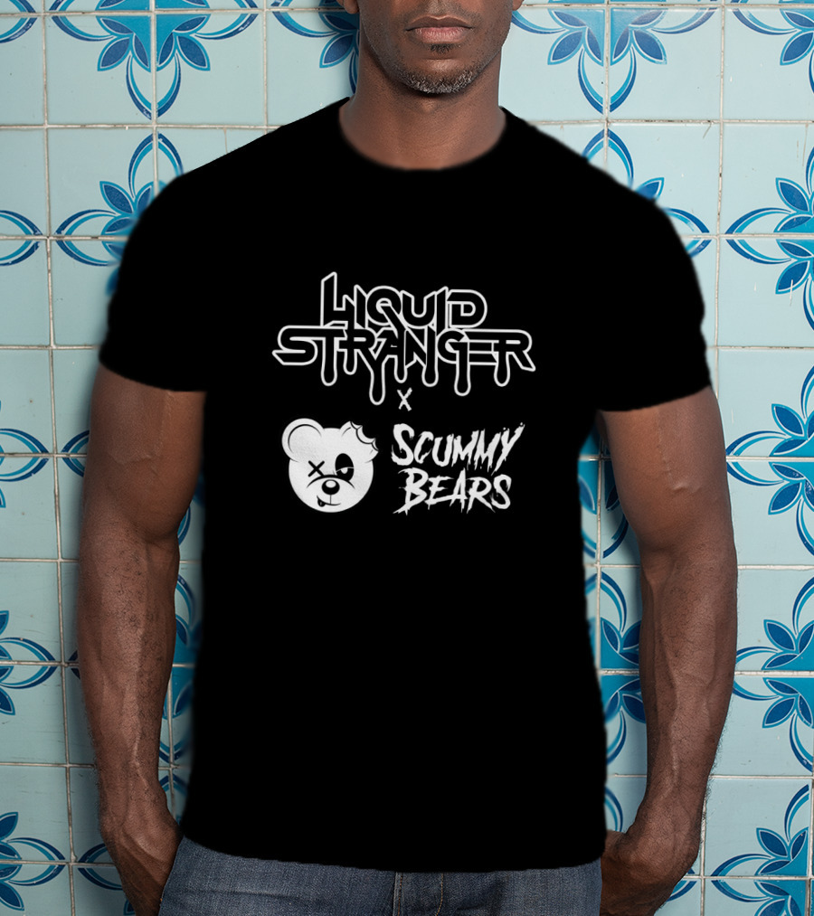 Liquid Stranger X Scummy Bears Collaboration T-Shirt