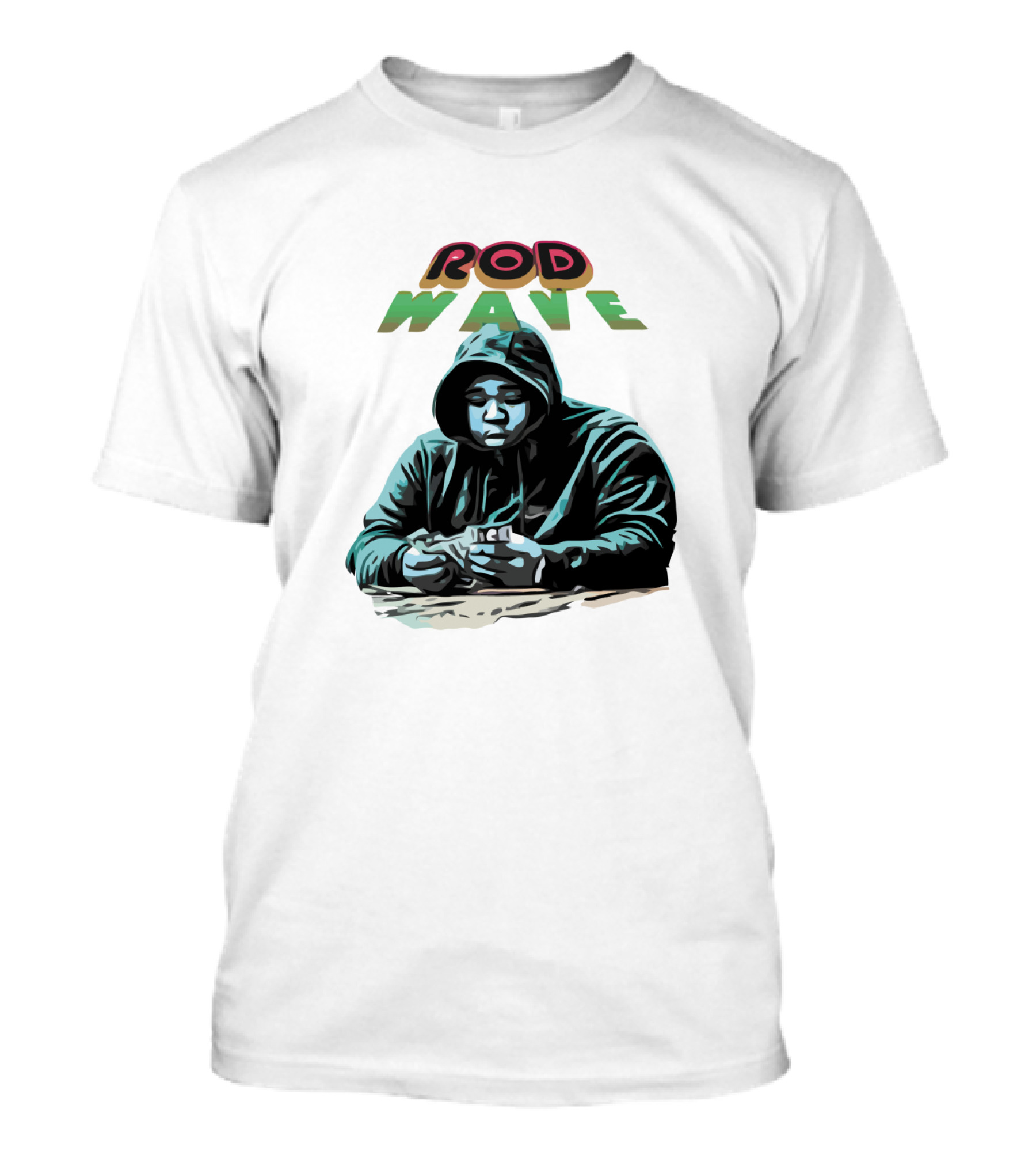 Rod Wave Hoodie Illustration T-Shirt