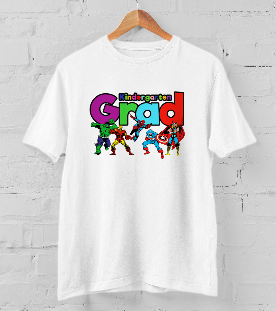 Kindergarten Grad Superhero T-Shirt