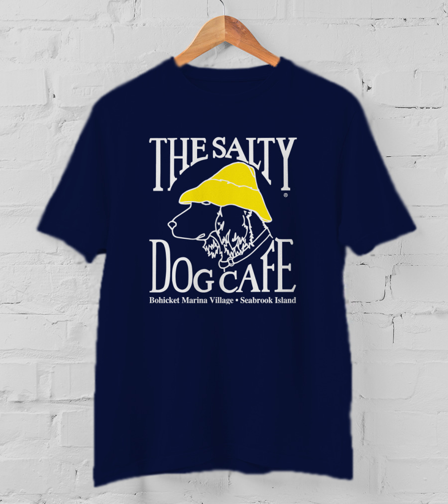 The Salty Dog Café Bohicket Marina Village Seabrook Island T-Shirt