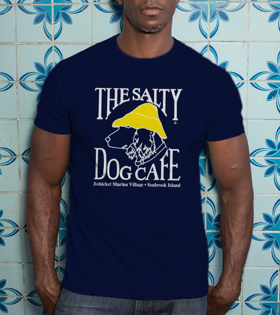 The Salty Dog Café Bohicket Marina Village Seabrook Island T-Shirt