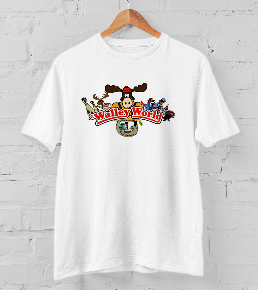 Walley World Moose With Characters T-Shirt