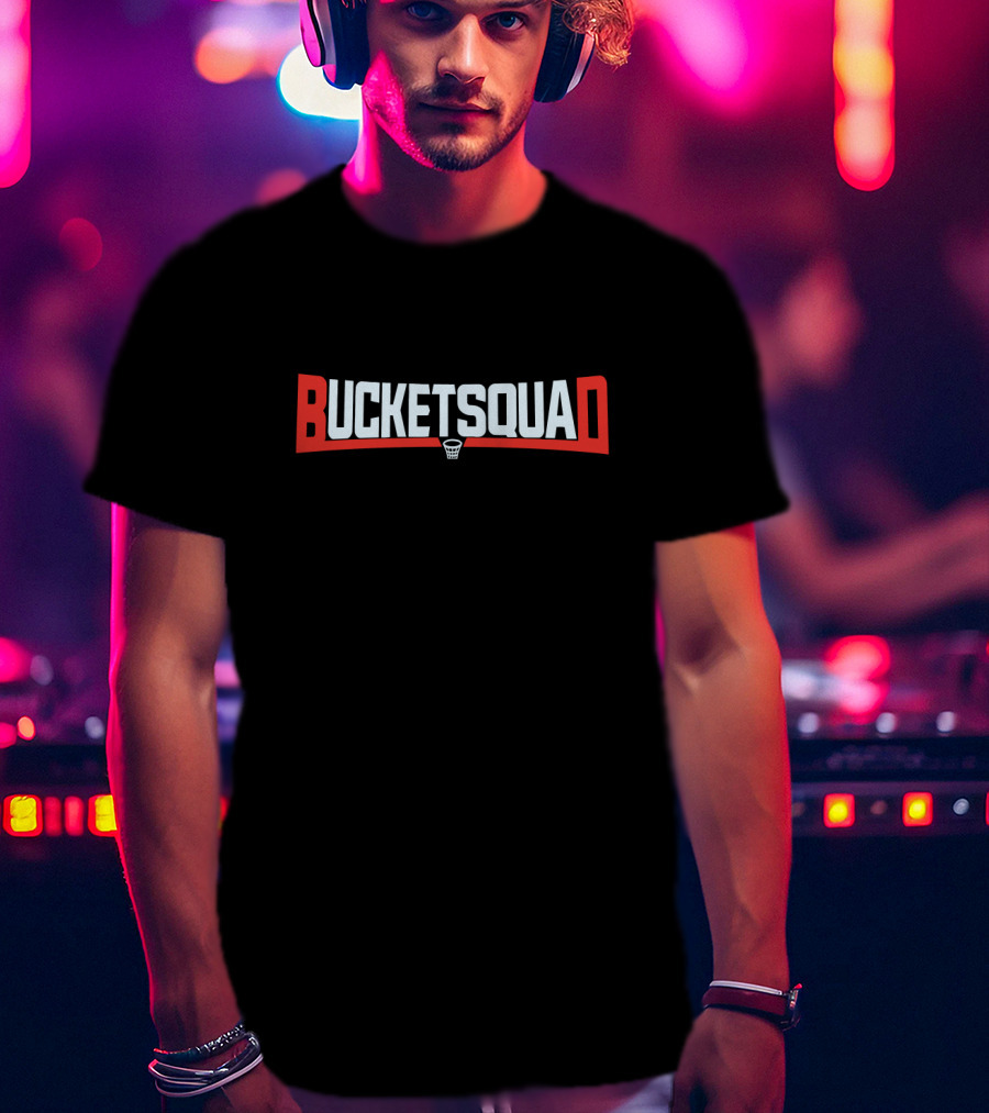 BUCKETSQUAD Basketball Hoop T-Shirt