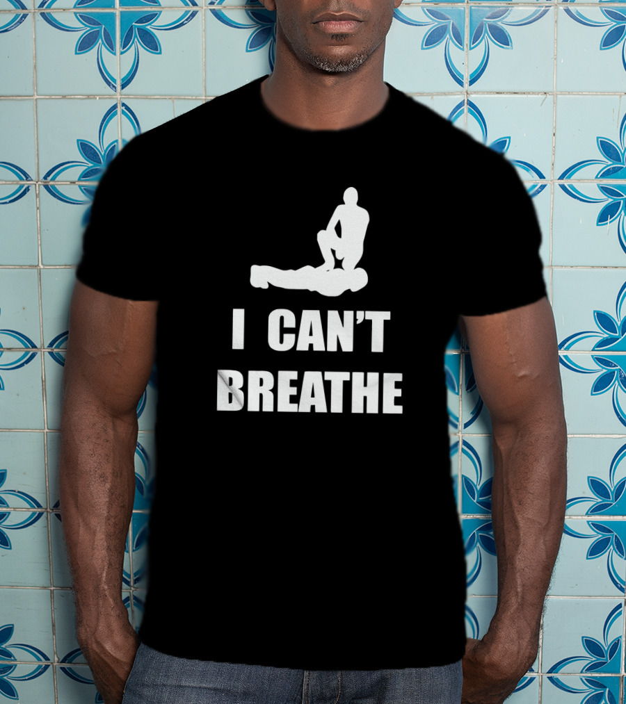 I CAN'T BREATHE Silhouette Protest T-Shirt