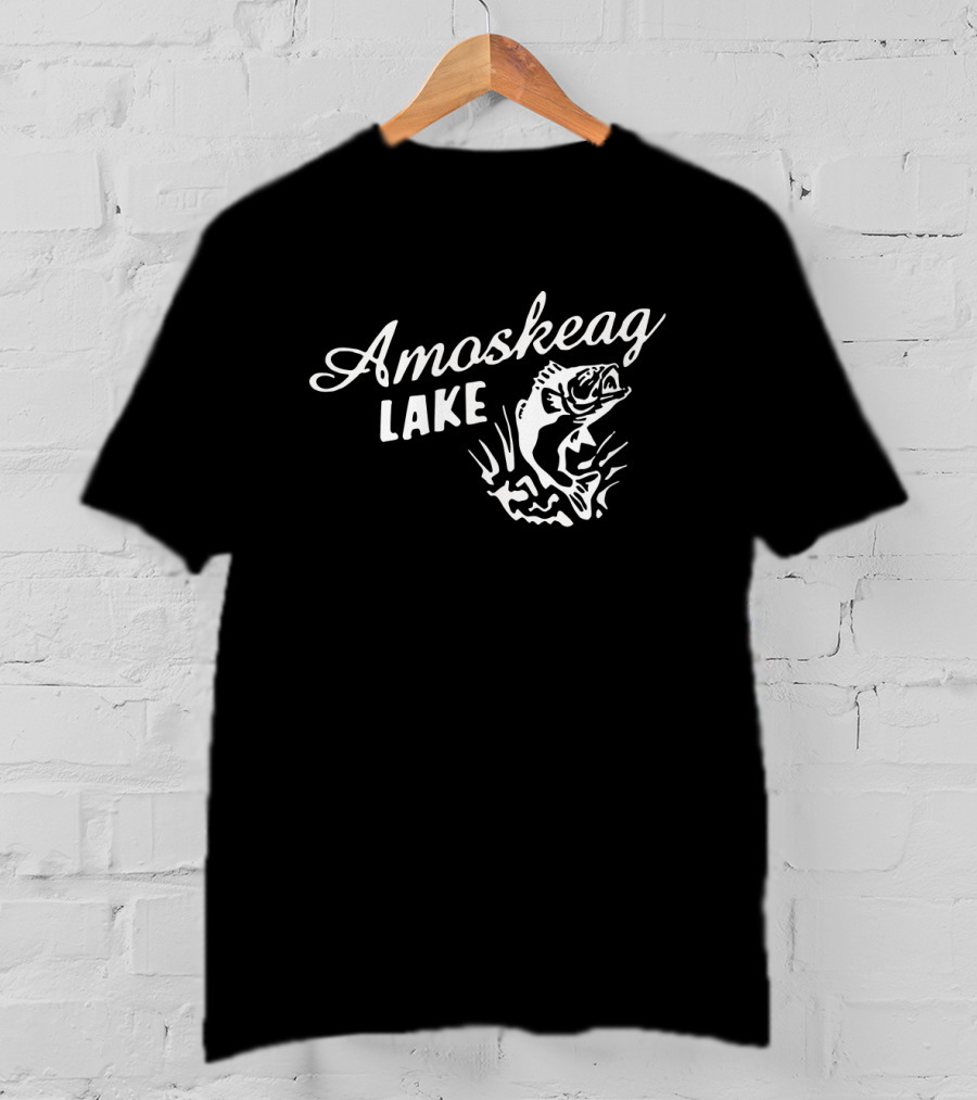 Amoskeag Lake Bass Fishing T-Shirt