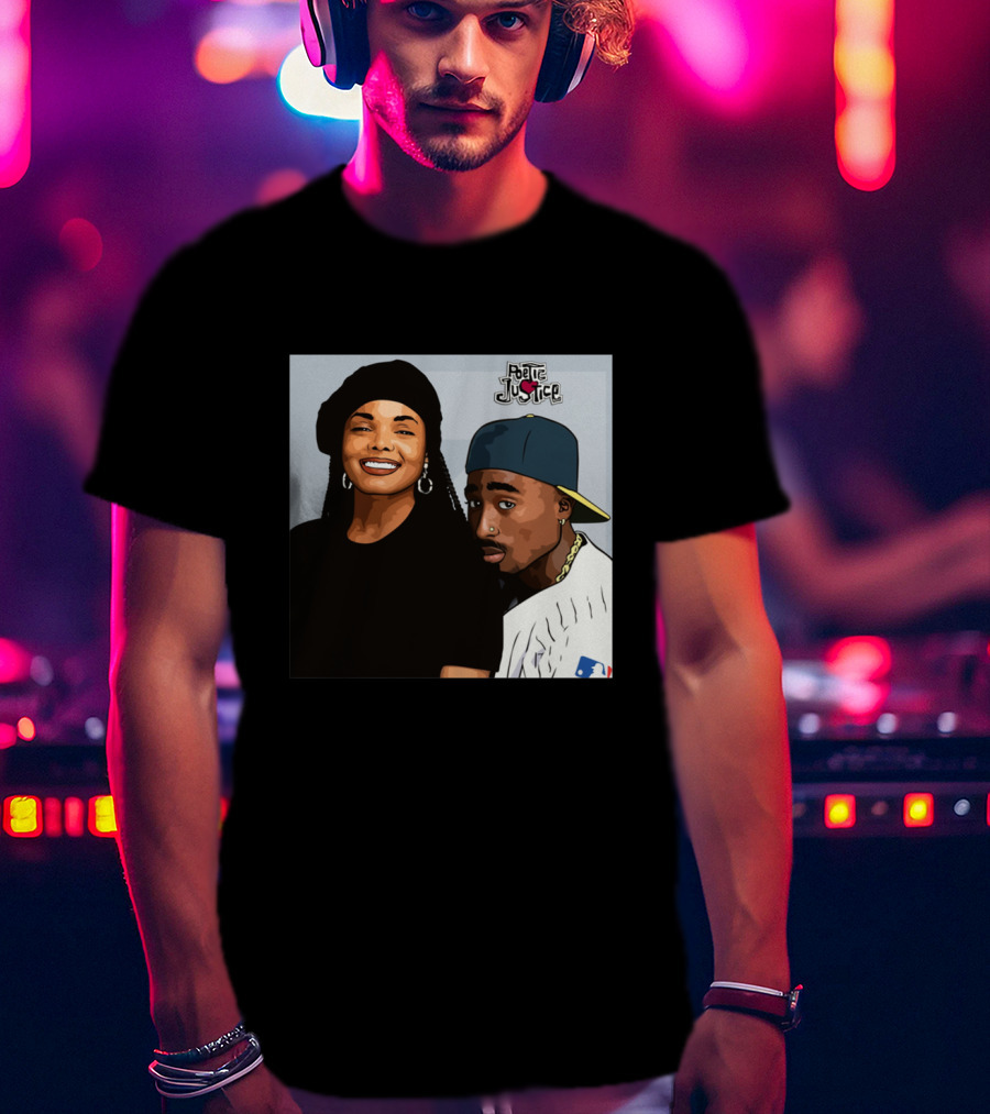 Poetic Justice Janet Jackson Tupac Shakur Baseball Cap MLB T-Shirt