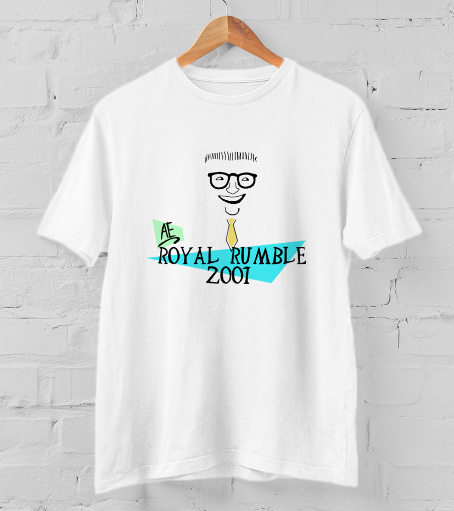 AE Royal Rumble 2001 Drew Carey T-Shirt
