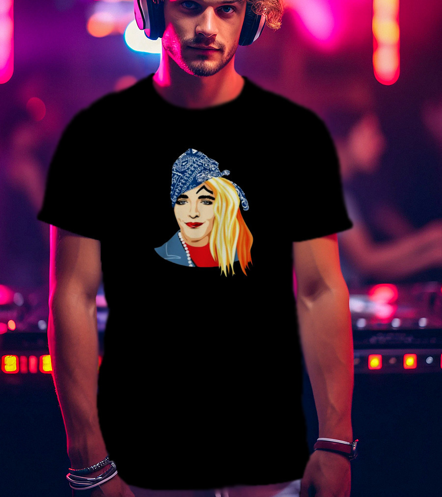 Shanaynay Shane Dawson Blue Bandana Blonde Hair T-Shirt