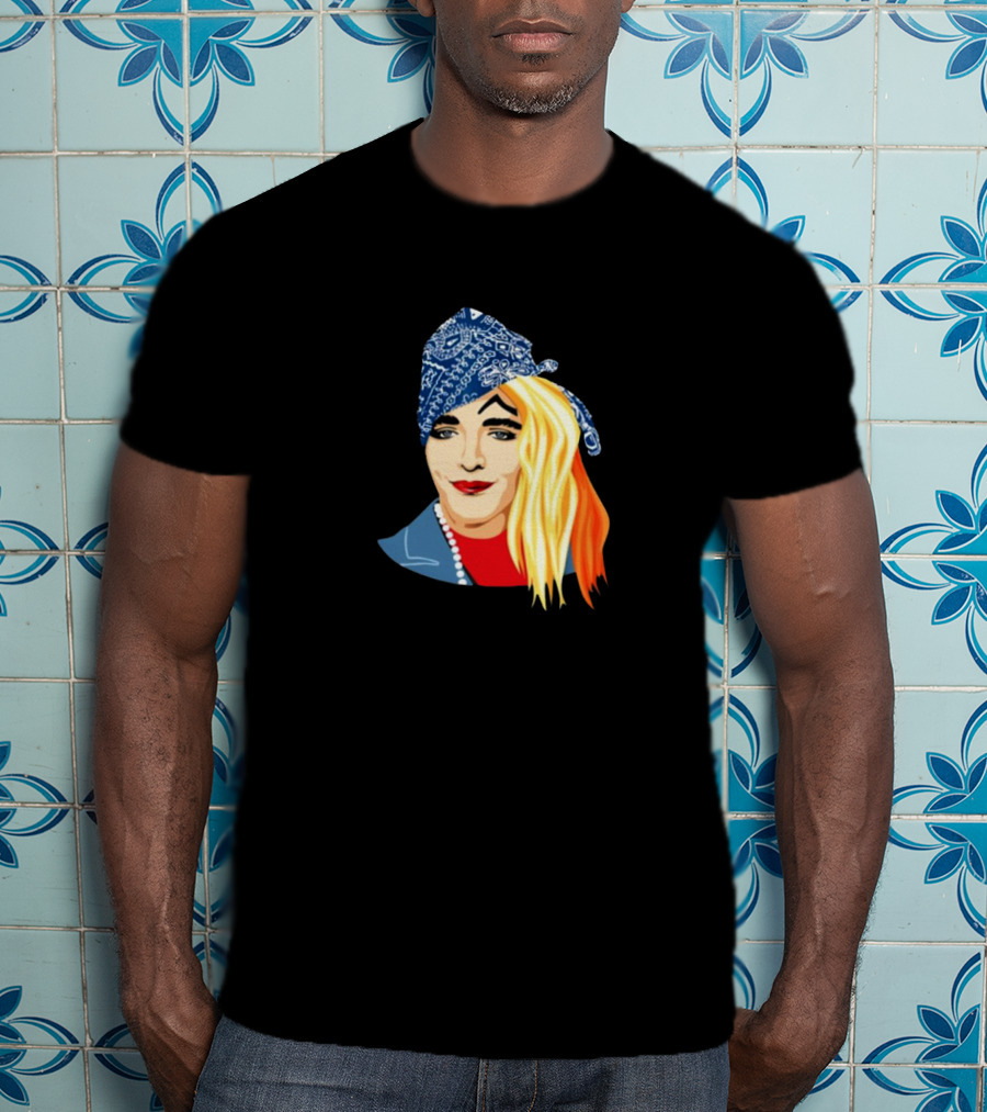 Shanaynay Shane Dawson Blue Bandana Blonde Hair T-Shirt