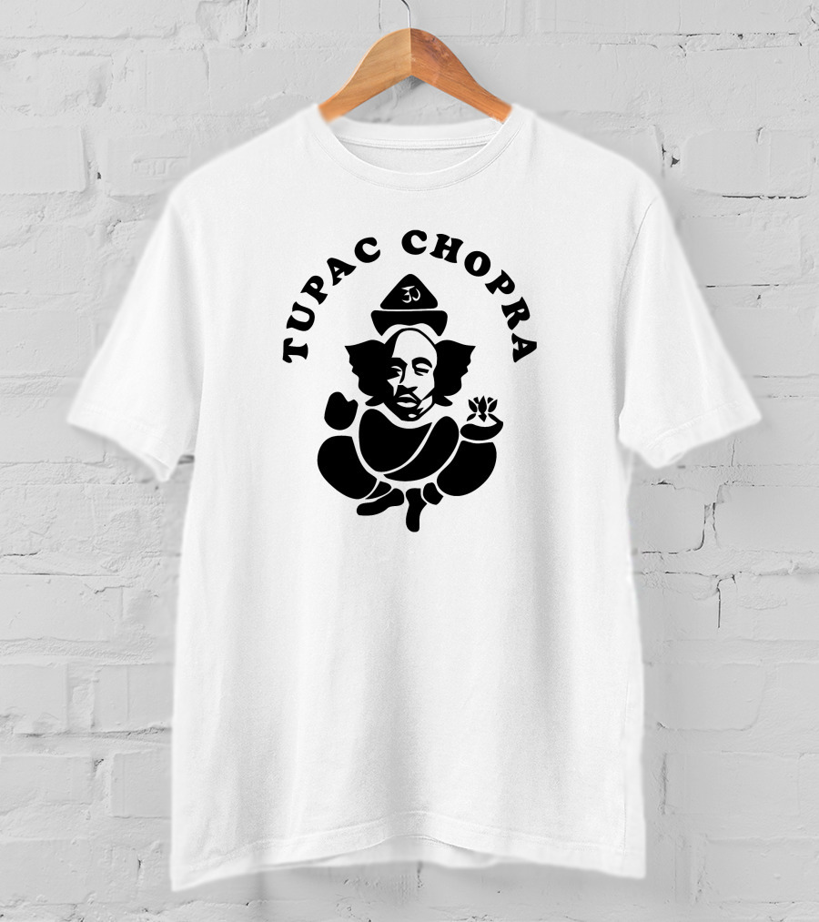 Tupac Chopra Meditation Iconic Mashup T-Shirt