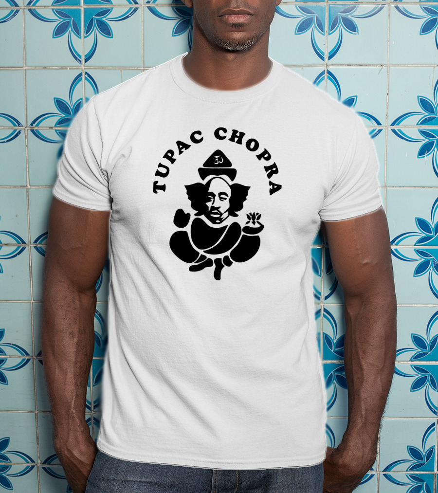 Tupac Chopra Meditation Iconic Mashup T-Shirt