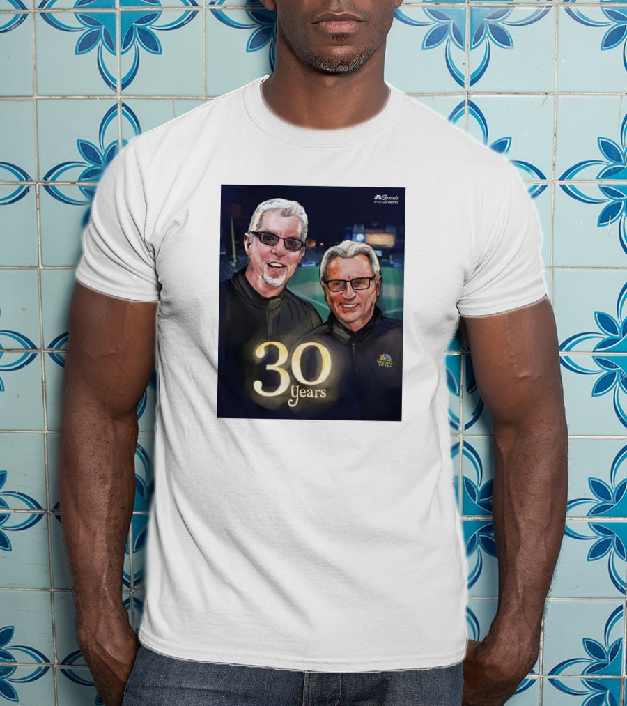 Kruk And Kuip 30 Years NBC Sports Giants Celebrating Broadcasting Legends T-Shirt
