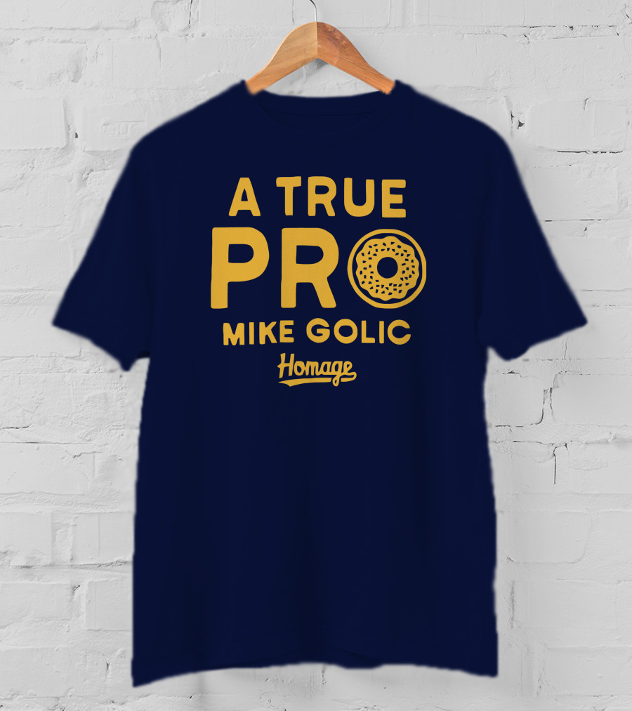 A True Pro Mike Golic Homage Donut T-Shirt