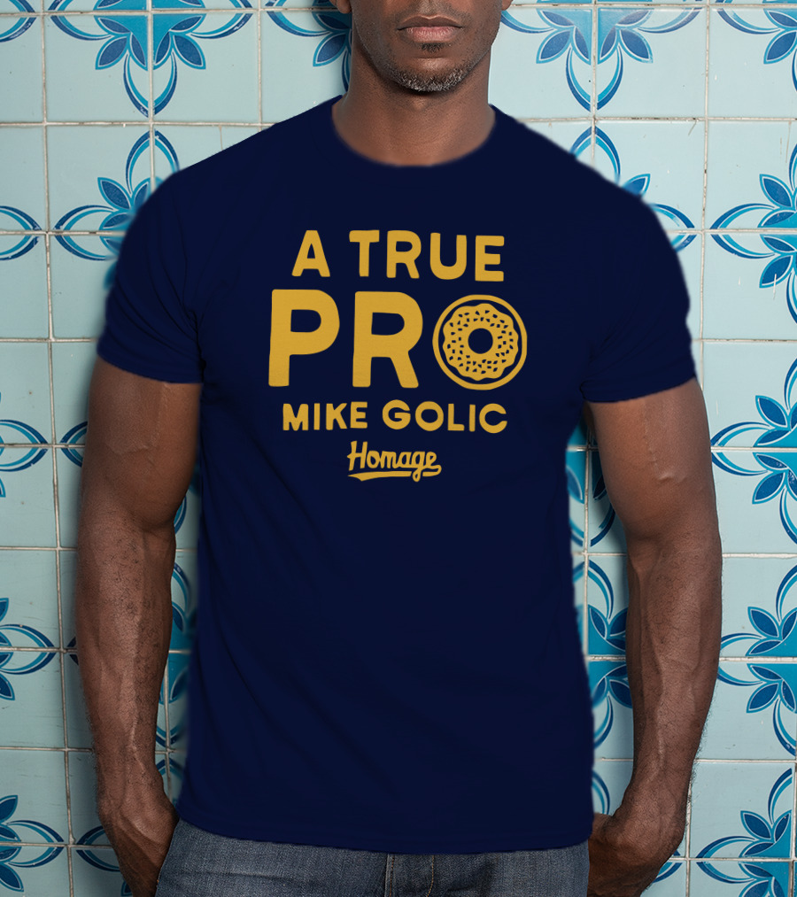 A True Pro Mike Golic Homage Donut T-Shirt
