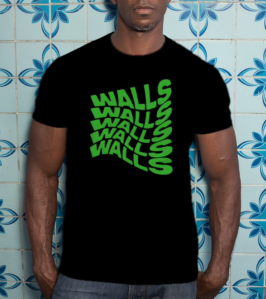 Louis Tomlinson Walls Text Green T-Shirt