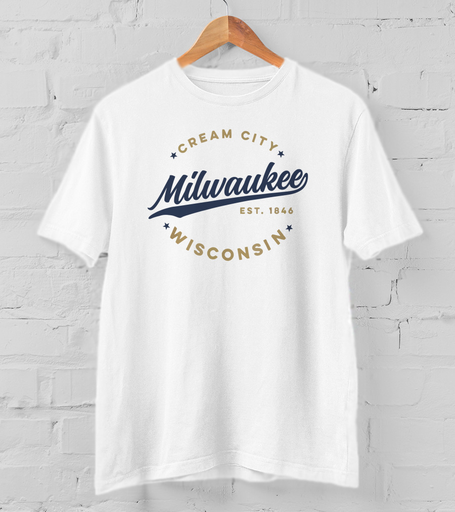 Cream City Milwaukee Wisconsin Est. 1846 T-Shirt