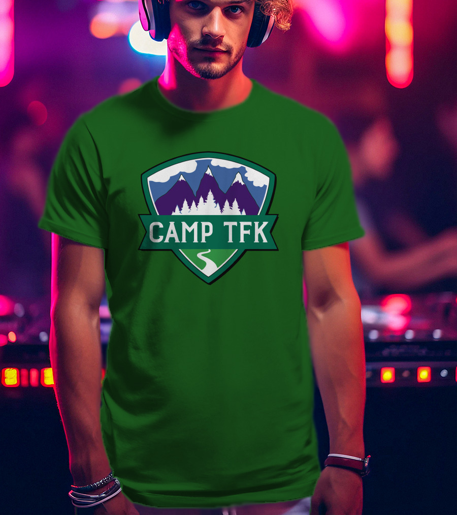 Camp TFK Mountain Adventure Badge T-Shirt