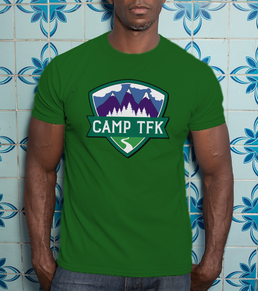Camp TFK Mountain Adventure Badge T-Shirt