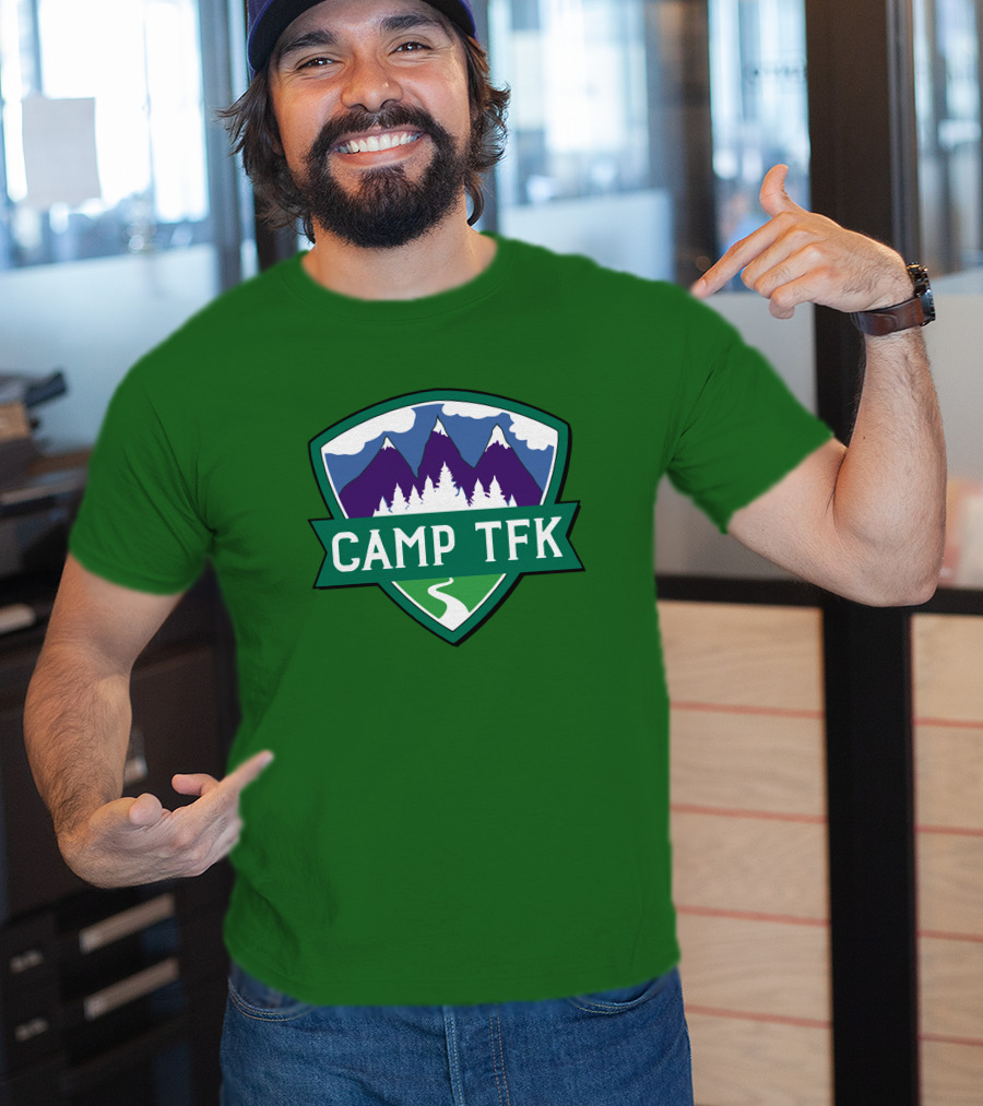 Camp TFK Mountain Adventure Badge T-Shirt