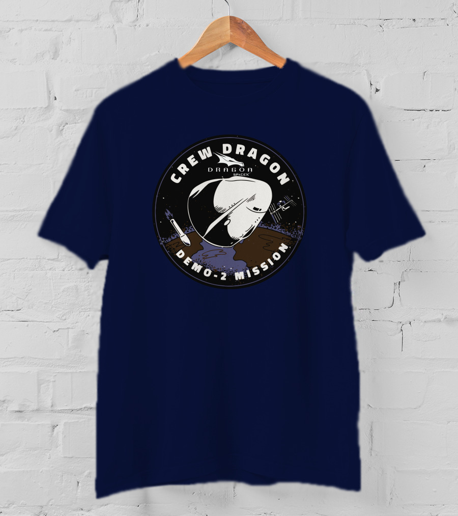 Crew Dragon Demo-2 Mission SpaceX T-Shirt