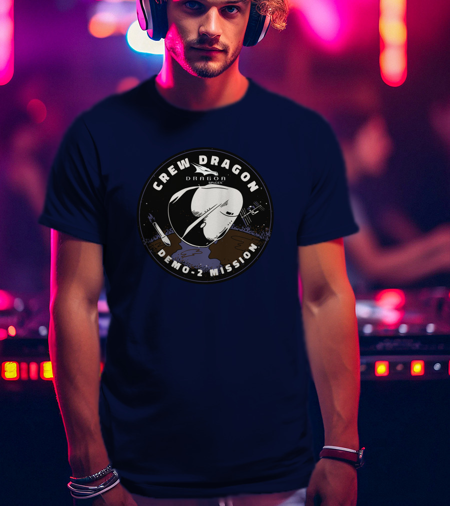 Crew Dragon Demo-2 Mission SpaceX T-Shirt