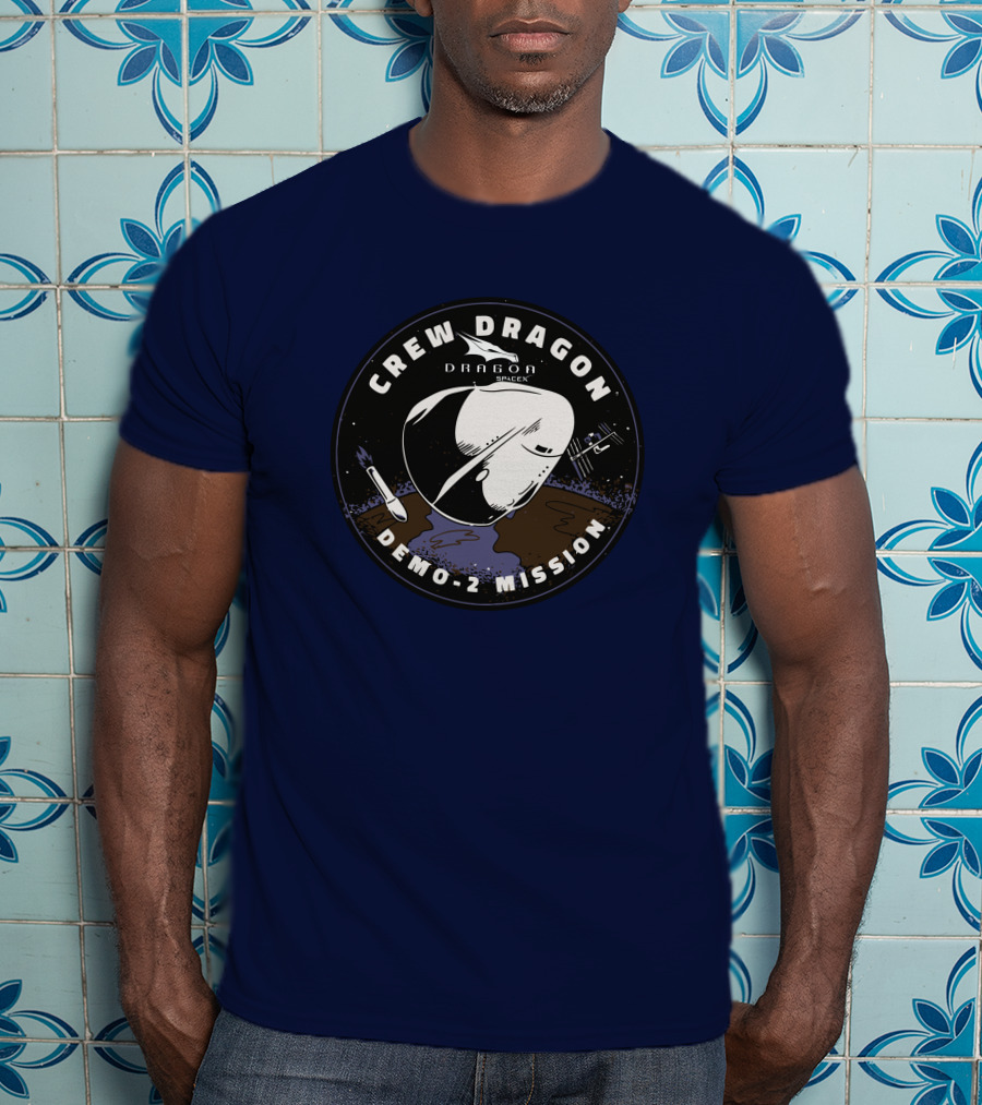Crew Dragon Demo-2 Mission SpaceX T-Shirt