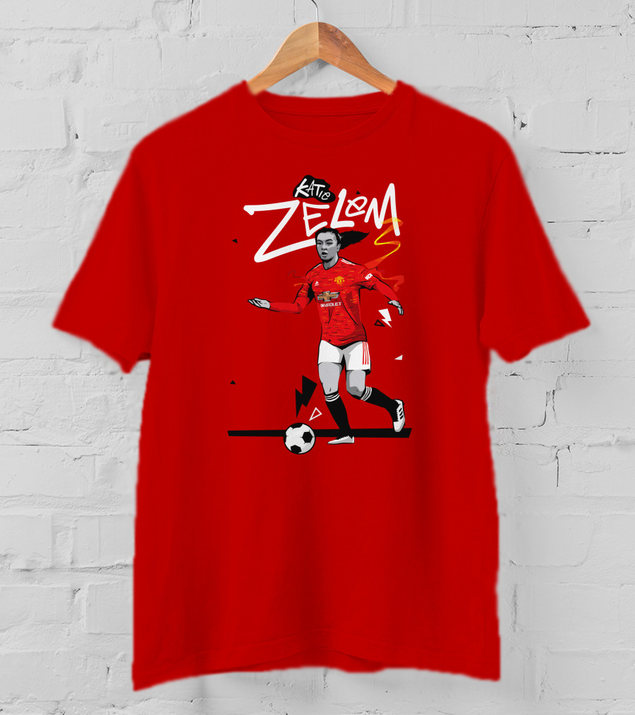 Katie Zelem Manchester United Football Player T-Shirt