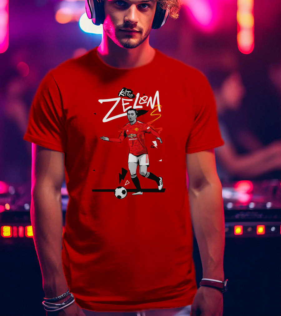 Katie Zelem Manchester United Football Player T-Shirt