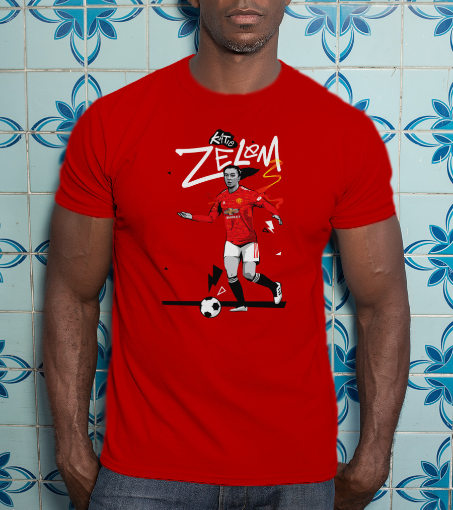 Katie Zelem Manchester United Football Player T-Shirt