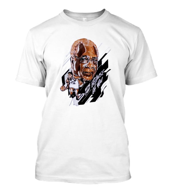Wayne Embry Basketball Legacy Because Of You T-Shirt