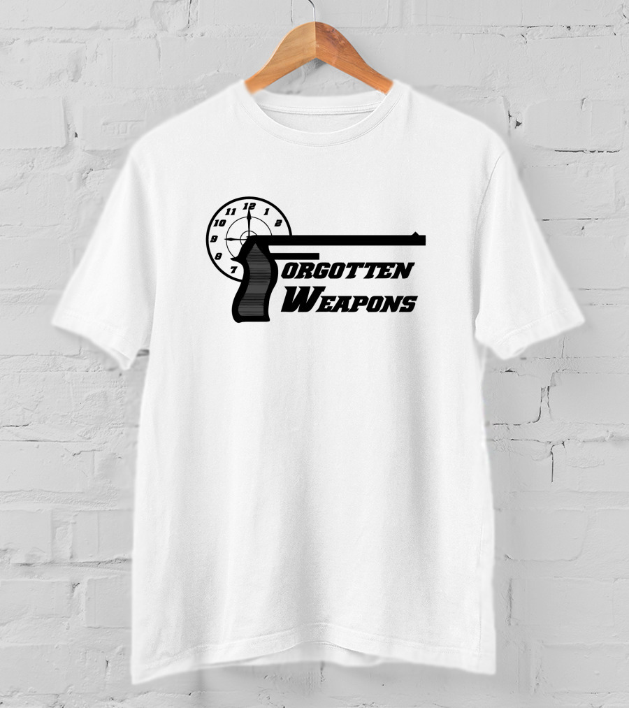 Forgotten Weapons Clock Shooting Target T-Shirt