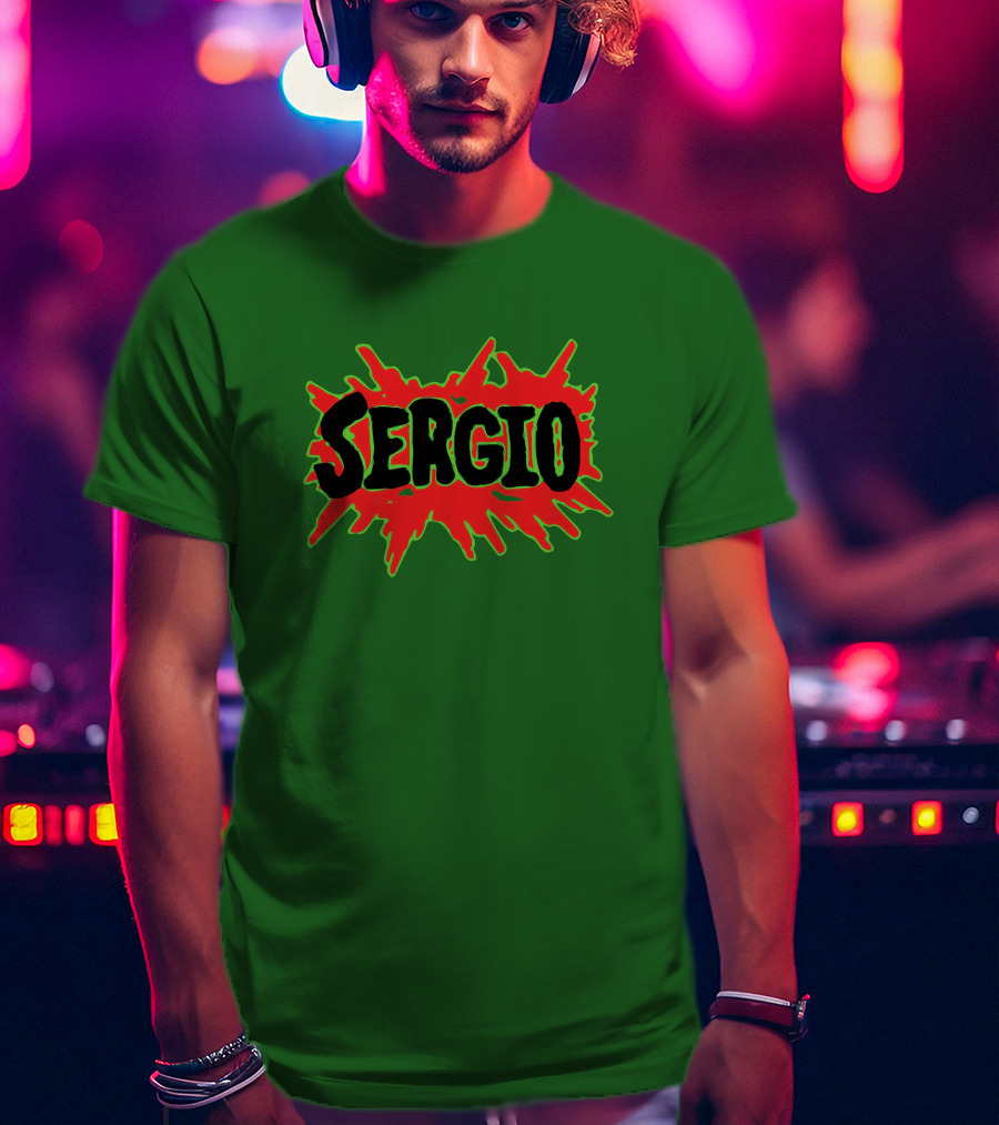 Sergio Romo Day Sergio Logo Burst T-Shirt