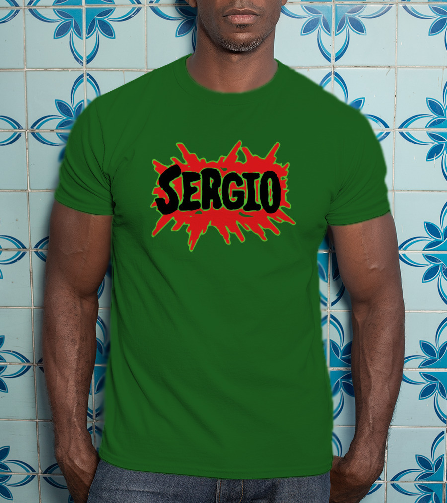 Sergio Romo Day Sergio Logo Burst T-Shirt